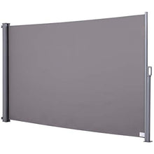 Outsunny Tenda da Sole Laterale e Avvolgibile (3x1.6m) in Alluminio e Poliestere Imperemabile Anti-UV, per Vento/Privacy