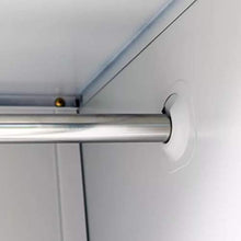 Cikonielf - Armadio guardaroba in metallo, con cassetti, in acciaio, porta con chiusura a chiave, 6 scomparti, 90 x 45 x 180 cm