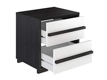 Marchio Amazon - Movian, comodino a 2 cassetti in stile giapponese, modello Havel, 35 x 43 x 45 cm, colore grigio