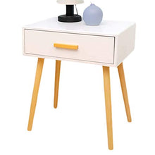 Comodino Creativo Domestica di Legno Solido Camera Mini Storage Box Camera Storage Box Studio 42X35X54cm all'Ingrosso FANJIANI (Color : White)