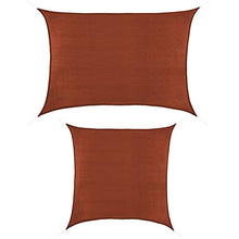BB Sport Tenda Velo Sole 5m x 6m Terracotta Vela Sole Ombreggiante HDPE Protezione Solare UV 90% Parasole Giardino Esterni