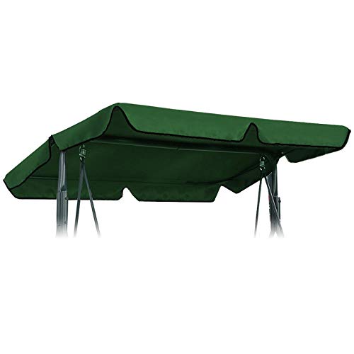 YINETTECH - Telo di Ricambio per panchina a Dondolo, 197 x 110 cm, 192 x 133 cm, 169 x 115 cm, Colore: Verde, Grün 169x115cm
