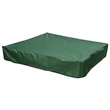 Copertura per sabbiera con coulisse, copertura per pozzo di sabbia quadrata impermeabile Copertura antipolvere per sabbiera Copertura per piscina per giardino Bunker antipolvere per esterni