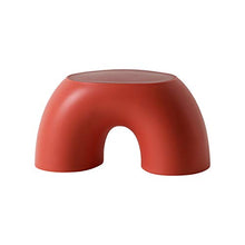 Niduo Bear Sgabello Che Cambia Scarpa del poggiapiedi del Fumetto, Sgabello del Water per Bambini Sgabello del Water Rainbow Forma Stackable Holiday Regalo 1 pz,Rosso
