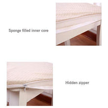 HYLX Cuscino Sedile, Cuscino Sedia, Cuscino Sgabello Rotondo, Cuscino Sedia Floreale Antiscivolo in Cotone Spesso, per Giardino, terrazza Esterna
