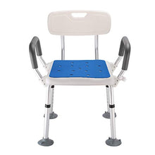 Strumento medico ABBD per panca da doccia con schienale e braccioli rimovibili - Sedia per vasca regolabile in altezza, sedile per vasca da bagno con idromassaggio spa - Sicurezza antiscivolo-B