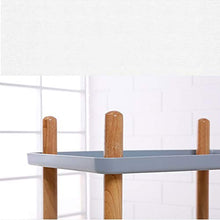 YIN YIN Carrello per Ripiani Carrello portaoggetti, portaoggetti in plastica Semplice e Resistente, Compatto e Raffinato Porta Passeggino for Ristorante, Grigio, 50X34.5X50CM Carrello a rulli
