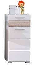 trendteam smart living Mobili, Derivato del Legno, Bianco Lucente, 37 x 79 x 31 cm