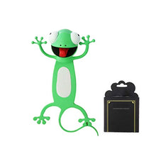 ASFD Creativo 3D Tridimensionale Animale Divertente Simpatico Animale Domestico segnalibro Cartone Animato Animale Geco