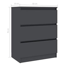 XHCP Credenza, Comodino, Comodino, Divano Letto, Mobile Laterale per Soggiorno Camera da Letto Camera da Letto Sonoma Rovere 60x35x76 cm truciolare