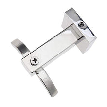 YINETTECH - Portasciugamani Doppio Gancio per Accappatoio con Accessori di Montaggio, Quadrato, Solido in Acciaio Inossidabile 304, Moderno, Cromato, Asciugamano di Rivestimento da Parete per Bagno