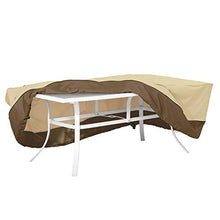 YOPRIA Copertura per mobili da Giardino Copertura da Tavolo Rettangolare per Esterno in Tessuto Oxford Protezione Antipolvere Impermeabile UV YR25102