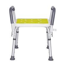 LXLAMP con Regolazione del Bracciolo Assistenza Sanitaria Sedile Rettangolare Rettangolare for Doccia/Stanza da Bagno Sedile (Rettangolare), braccioli Sedile da Vasca Sgabello Doccia