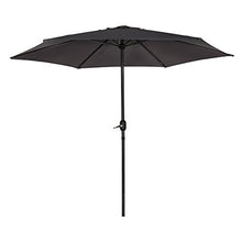 Aktive 53870 - Ombrellone esagonale diametro 270 cm - Telaio di alluminio 38 mm - Colore grigio