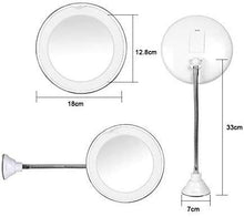 Specchio Specchi di Trucco vanità con luci per Il Trucco, 10x ingrandimento Portatile Regolabile a 360 Gradi Girevole
