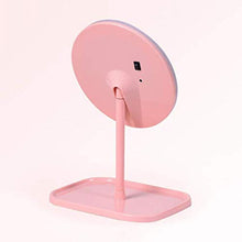 Specchio da trucco a LED con luce Desktop Desktop Vanity Specchio ricaricabile Specchio luce Xuan - vale la pena avere (Colore: A, Dimensioni: -)