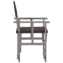 Festnight Sedia da Regista Pieghevole in Legno Massello di Teak da Giardino/Patio/Balcone per Esterno 55 x 56 x 88 cm
