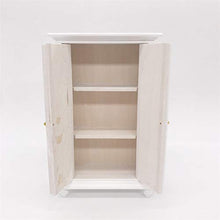 Mini Doll House Furniture Armadio a Doppia Anta Armadio Camera da Letto Spry