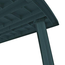 OUSEE Tavolo da Giardino Verde 210x96x72 cm in Plastica