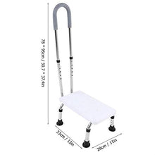 Ausla Sgabello Antiscivolo da Bagno, Sedia da Doccia, Antiscivolo, Regolabile in Altezza, per Persone anziane, per Bagno, Cucina, 78 x 95 cm