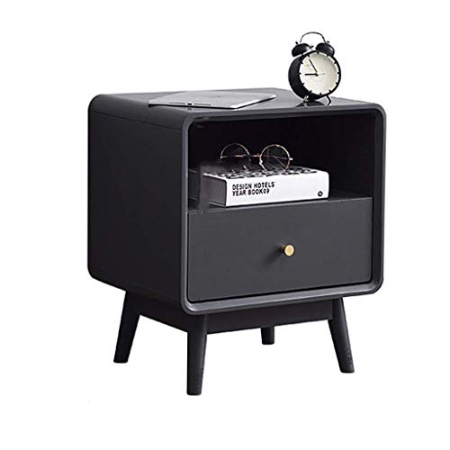 YGB Comodino Comodino in Legno Comodino con cassetti per Soggiorno Camera da Letto Comodino Vintage Shabby Comodino Comodino
