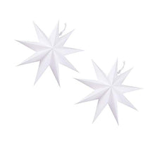 ARTFFEL Vola 2 Pezzi 3D Stella di Carta Lanterna Paralume for la Festa Nuziale di Natale Home Decor .Compleanno