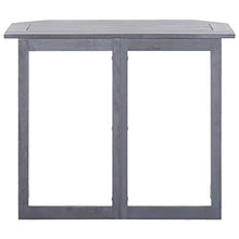 Festnight Tavolo da Balcone per Balconi e Terrazzi Pieghevole Tavolino Consolle 120x70x74cm in Massello di Acacia