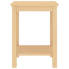 vidaXL Comodino Legno Chiaro 35x30x47 cm in Legno Massello di Pino