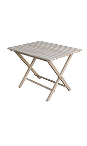 P&J - Tavolo pieghevole in legno (100/80 см, naturale)