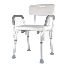 Sgabello Da Banco Sgabello Da Bagno Con Supporto Doccia A Spruzzo Panca Doccia Regolabile Con Schienale E Braccioli RimovibiliAltezza Regolabile Antiscivolo Lega Di Alluminio Perfetto Per Interni