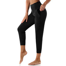 Leggings da donna a vita alta da palestra, elastici da corsa, con tasche, comodi e morbidi e aderenti, ideali per equitazione, ciclismo e tempo libero