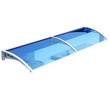 Fai da Te Porta Tenda Canopy Giardino Veranda Silenzioso Antipioggia Consiglio Endurance PC con profondità 60cm / 80cm / 100 Centimetri / 120 Centimetri Lega di Alluminio Staffa (Size : 100x100cm)