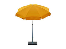 Maffei Art 181 Venezia ombrellone Rotondo Cotone Duplex Diametro cm 200. Made in Italy. Colore Giallo/Riga Gialla