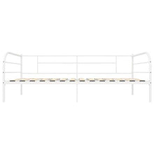 SKM Telaio Divano Letto Bianco in Metallo 90x200 cm (17.8kg)