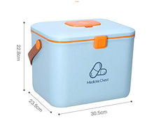 Groshops Cassetta di Pronto Soccorso Multistrato Portable Pill Box Large Pink