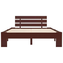 SKM Giroletto Marrone Scuro in Legno Massello di Pino 120x200 cm (24.28kg)