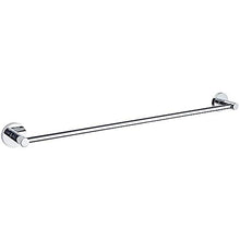 GRIFEMA IBIZA-G30101 Porta Salviette Singolo (60cm), Portasciugamani da bagno, Ottone/Argento