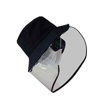 EXCEART Visiera Trasparente Anti Saliva Maschera Antinfortunistica Protezione Cappello Protezione Visiera Protezione per Uso Quotidiano Cucina Nera