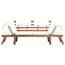 vidaXL Legno Massello di Acacia Lettino Prendisole Panca da Giardino Sdraio
