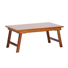 RKRLJX Computer Tavolino Regolabile Scrivania Multifunzione Pieghevole per Laptop, scrivania Portatile, Utilizzabile per Balcone, Divano, Letto, Quattro Misure, bambù (Size : 70x40x30cm)