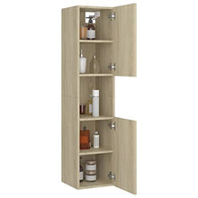 vidaXL Armadio da Bagno Rovere Sonoma 30x30x130 cm in Truciolato
