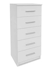 Mobiletto portaoggetti con 5 cassetti, cassettiera Moderna Multistrato Colonna portaoggetti Multifunzionale per Ingresso Soggiorno Camera da Letto, 41 x 35 x 106 cm