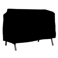 SHGDDYSB - Copertura per altalena da giardino a 2 posti, impermeabile, 160 x 125 x 170 cm, protezione dai raggi UV, antipolvere, protezione dal sole, per mobili e sedie (nero)
