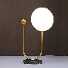 OMLTER semplicità Moda Single Lato Vanity Mirror, Casa Desktop Decorazione Specchio Trucco, Specchio Bellezza per Cosmetico O Rasatura O con Lenti Contatto