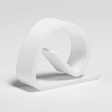 com-four® Staffe per tovaglia 16x in plastica infrangibile in Bianco, Peso per tovaglia, Supporto per tovaglie Made in Germany (16 Pezzi)