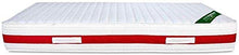 EVERGREENWEB Materasso singolo 80x190 in MEMORY FOAM & Waterfoam ORTOPEDICO alto 22 cm con Cuscino Letto GRATIS Lastra Massaggiante, Rivestimento Bianco SFODERABILE per Reti e Letti