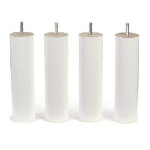 Piedi per letto, 25 cm bianco