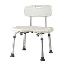 WCY Sedia da Bagno, Sedile Doccia con Schienale Rimovibile, Gambe di Altezza Regolabile Comfort Sgabello da Bagno Sgabello Doccia Slot per Adulti/Bambini yqaae