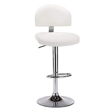 Festnight Sgabelli da Bar 2 pz Bianchi in Similpelle,Design Ergonomico