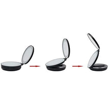 Faus Koco. Nuovo Specchio Tondo Triplo A LED for Il Trucco Specchio for Il Trucco ABS Materiale Lente d'Ingrandimento Portatile Specchio di Bellezza Nero